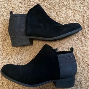 Toms Glittery black booties